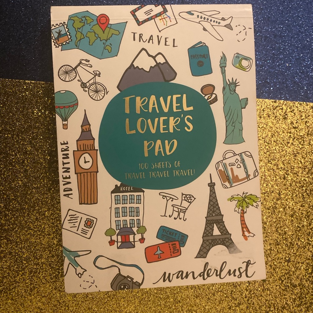 NEW ECCOLO TRAVEL Theme Quirky Notepad 100 pgs FUN